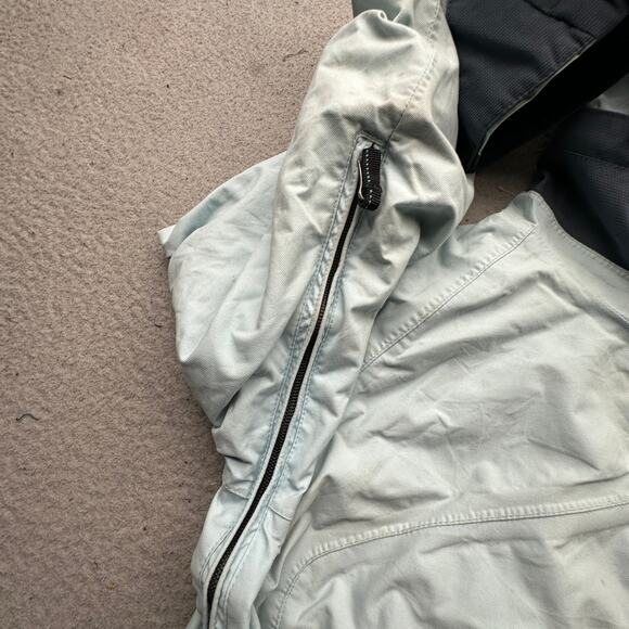 Vintage Volcom Snow Ski Jacket Womens Medium Blue Hooded Full Zip Pockets Hood - Picture 12 of 16